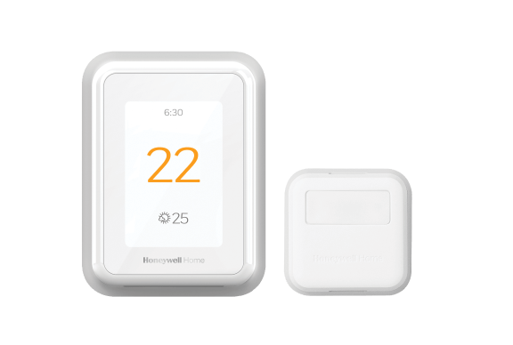 Model of Honeywell Home T9 Smart Thermostat with Smart Room Sensor